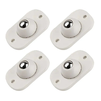 Mini 360° Swivel Caster Wheels – Adhesive Furniture Rollers (4PCS)