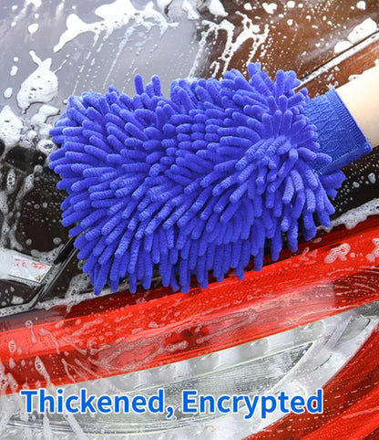 Microfiber Car Wash Glove – Soft Auto Cleaning Mitt
