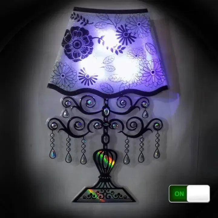 Decorative LED Lamp Wall Sticker – 3D Glow Wall Decal for Bedroom & Living Room Interior Decor