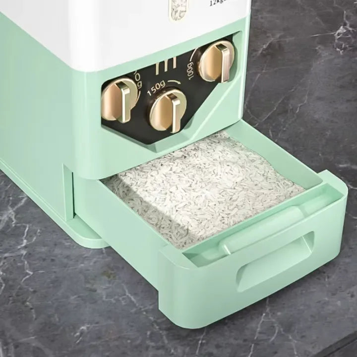 Japanese-Style Automatic Rice Dispenser – Precision Grain Storage