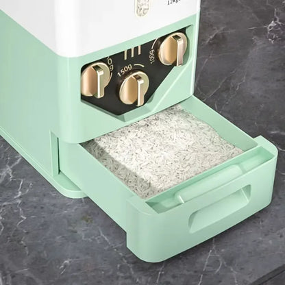Japanese-Style Automatic Rice Dispenser – Precision Grain Storage