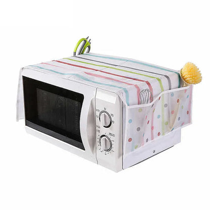 Microwave Cover – Waterproof Anti‑Dust with Storage Pockets