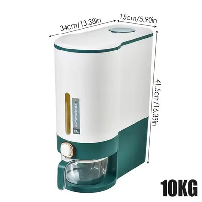 Automatic Rice Dispenser Storage Container – Moisture-Proof Sealed Grain