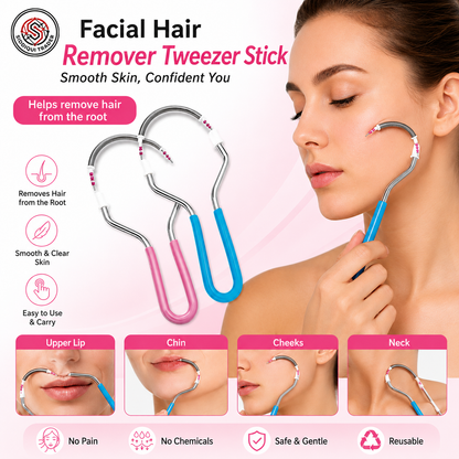 Facial Hair Remover Tweezer Stick