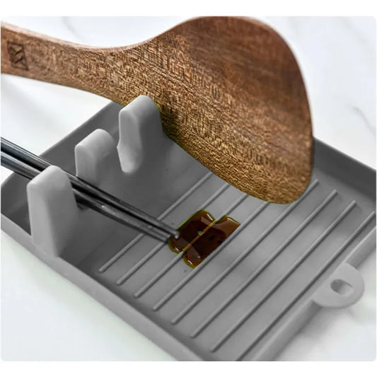 Spoon & Lid Holder – Kitchen Utensil Rest Stand