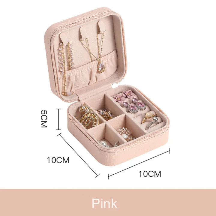 Portable Jewellery Organizer Box – Rings, Earrings & Hair Accessories