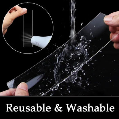 Nano Double-Sided Transparent Tape | Washable & Reusable Strong Adhesive