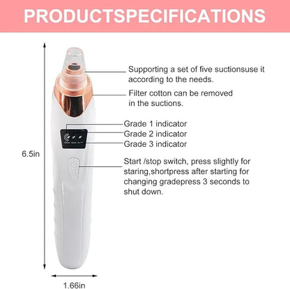 4 in 1 Blackhead Remover – Pore Vacuum Suction Tool