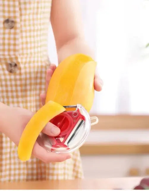 Magic Trio Peeler Set – 3‑in‑1 Stainless Steel Slicer Tool
