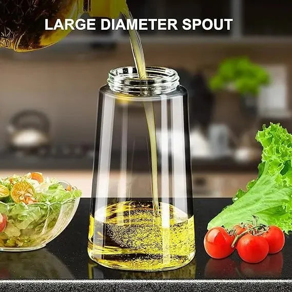 2-in-1 Dual-Function Oil Bottle – 450ML Precision Spray