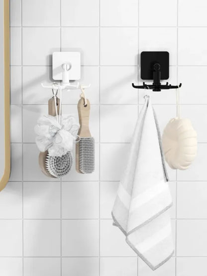360 Rotating Hook – Punch Free Kitchen Wall Hanger