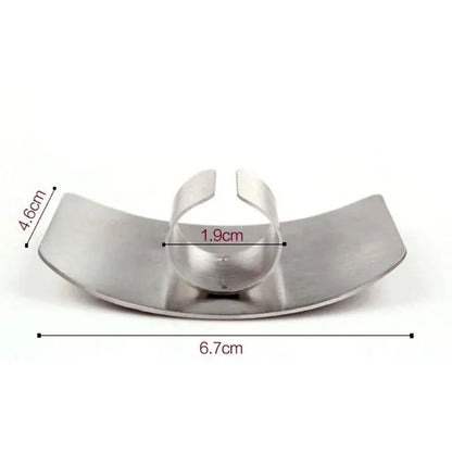 Stainless Steel Finger Protector – Kitchen Cutting Safety Tool