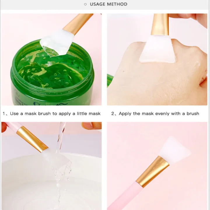 Silicone Face Mask Brush Set (2PCS) – Soft Facial Applicator