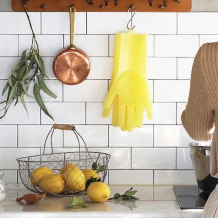 Magic Silicone Dishwashing Gloves