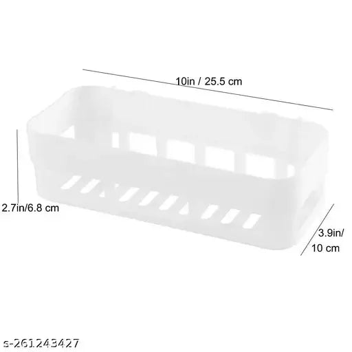 Plastic Corner Rack – Kitchen & Bathroom Storage Organizer