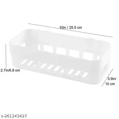 Plastic Corner Rack – Kitchen & Bathroom Storage Organizer
