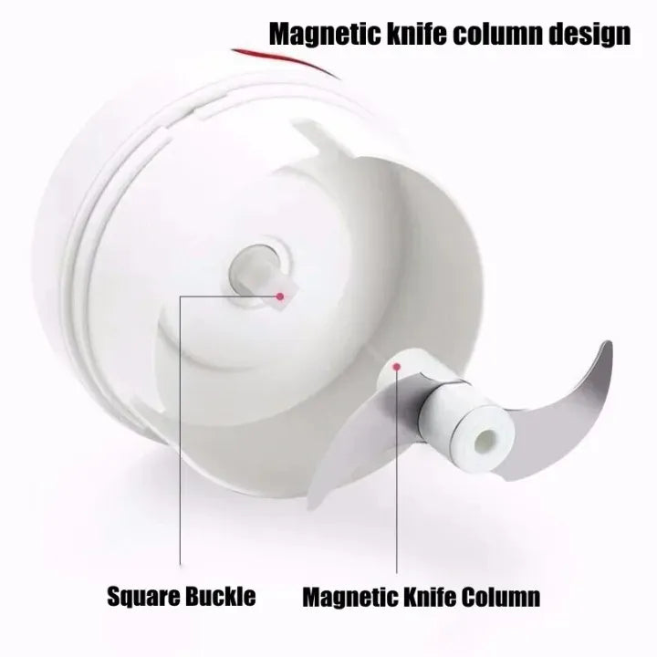 Manual Mini Food Chopper – Hand Pull Vegetable Cutter Tool