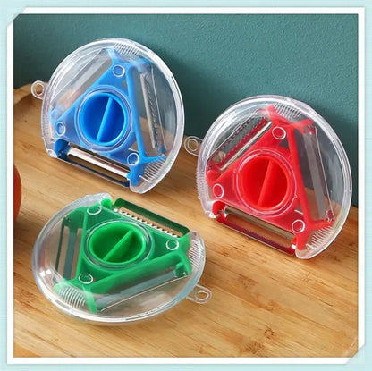 Magic Trio Peeler Set – 3‑in‑1 Stainless Steel Slicer Tool
