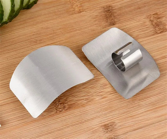 Stainless Steel Finger Protector – Kitchen Cutting Safety Tool