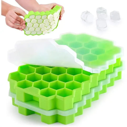 Silicone Ice Tray – BPA Free 37 Grid Ice Cube Mold