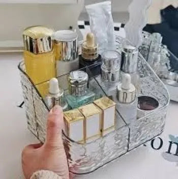 Large Transparent Makeup Storage Box – Cosmetic Organizer