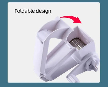 Handheld Rotary Grater – Cheese & Vegetable Slicer Tool