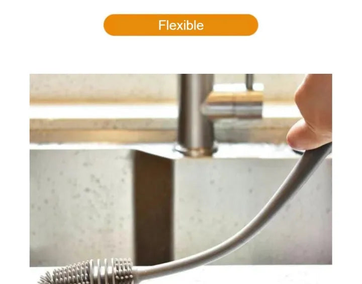 Long Handle Silicone Bottle Brush – Baby Bottle Cleaning Tool