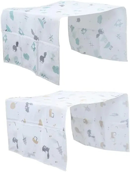 Fridge Top Cover – Dustproof Organizer with Side Pockets