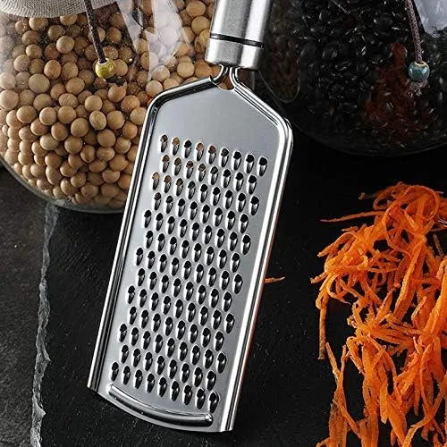 Stainless Steel Grater – Garlic, Cheese & Veggie Peeler