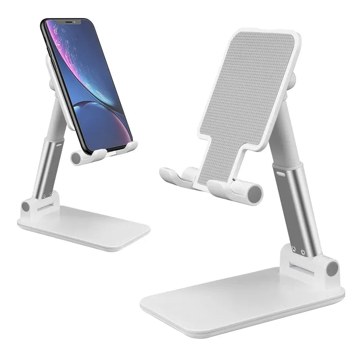 Portable Adjustable Mobile & Tablet Stand – Compact Foldable Phone Holder for Desk, Study, Office & Online Meetings