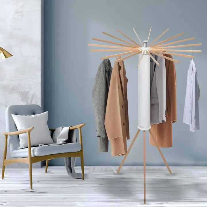 Octopus 360° Rotating Clothes Drying Rack – 16-Arm Space-Saving Airer