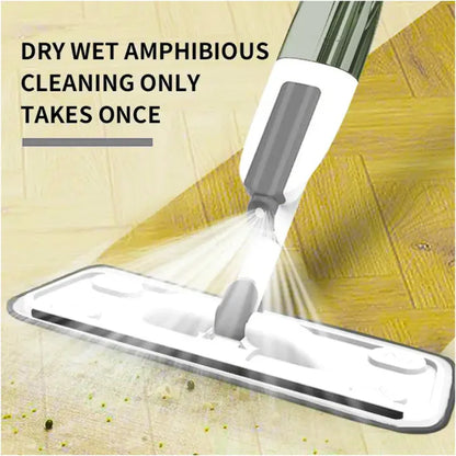 360° Microfiber Water Spray Mop – Multi-Surface Floor Cleaner