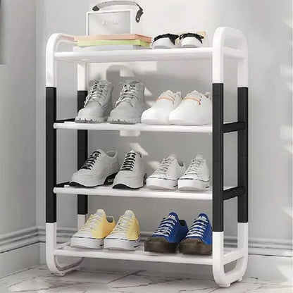 4 Layer Shoe Rack Organizer – Space Saving Storage Stand for Home