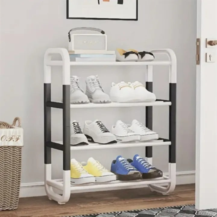 4 Layer Shoe Rack Organizer – Space Saving Storage Stand for Home