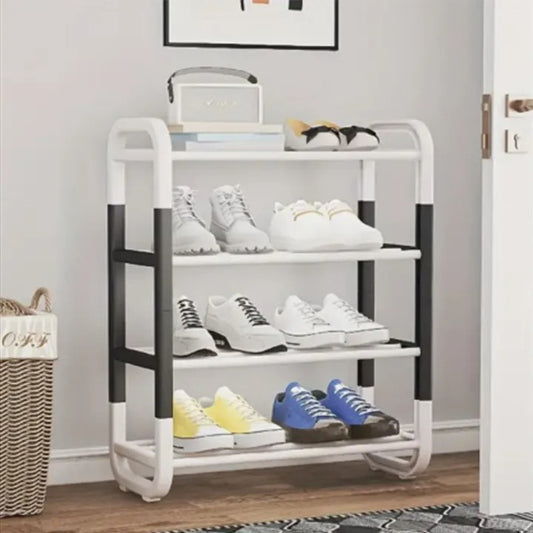 4 Layer Shoe Rack Organizer – Space Saving Storage Stand for Home