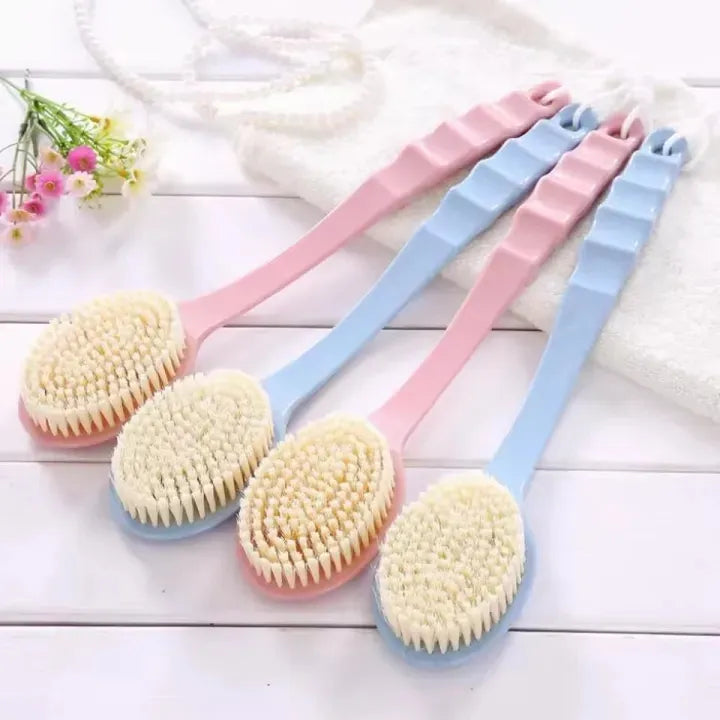 Soft Bath Body Brush – Long Handle Back Scrubber