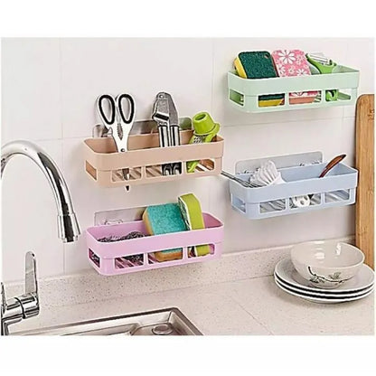 Plastic Inter Design Bathroom Kitchen Organize Shelf Rack Shower Corner with Wall Mounted
