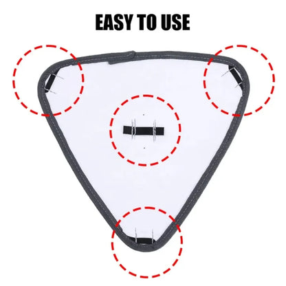 Triangular Microfiber Mop Pads – High-Performance Twist & Squeeze
