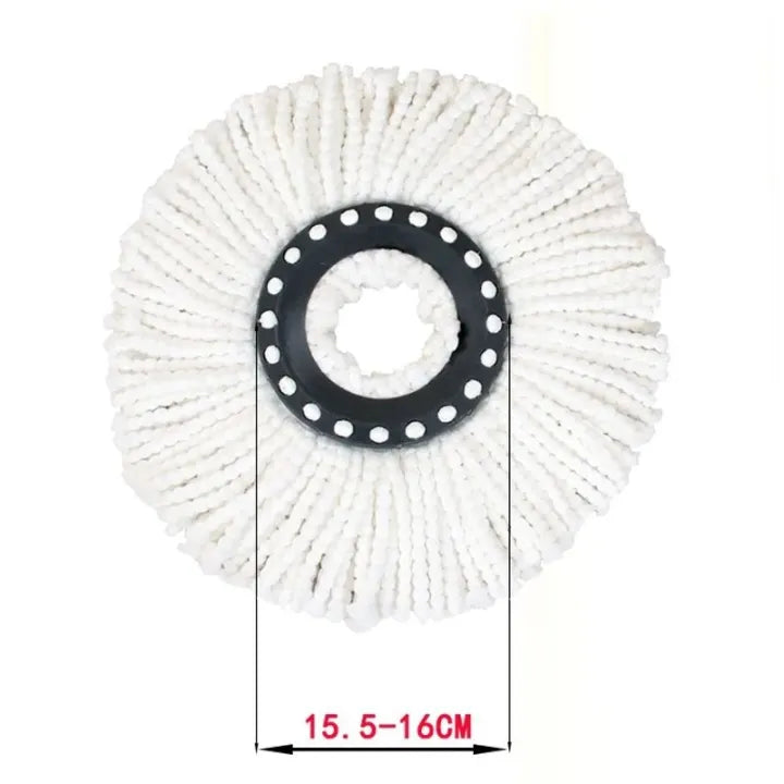 2-Piece Microfiber Mop Refill Set – High-Absorbency Spin Mop