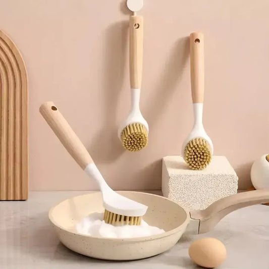 Long Handle Dish Brush – Multipurpose Kitchen Scrubber