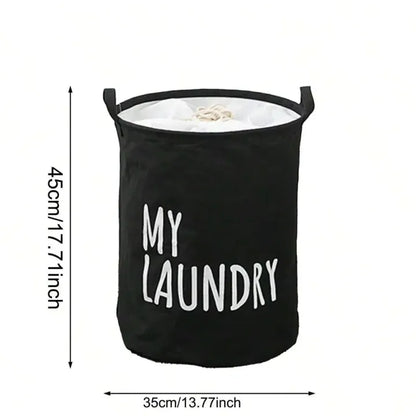 Cotton Linen Laundry Basket | Foldable Clothes Hamper Organizer