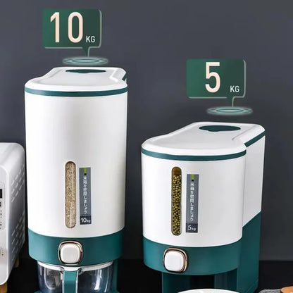 Automatic Rice Dispenser Storage Container – Moisture-Proof Sealed Grain