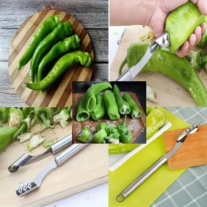 Kitchen Slicer Cutter – Multi‑Purpose Seed Remover Tool