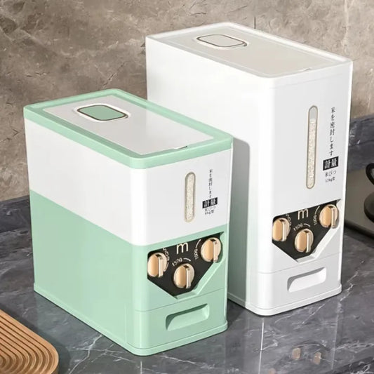 Japanese-Style Automatic Rice Dispenser – Precision Grain Storage