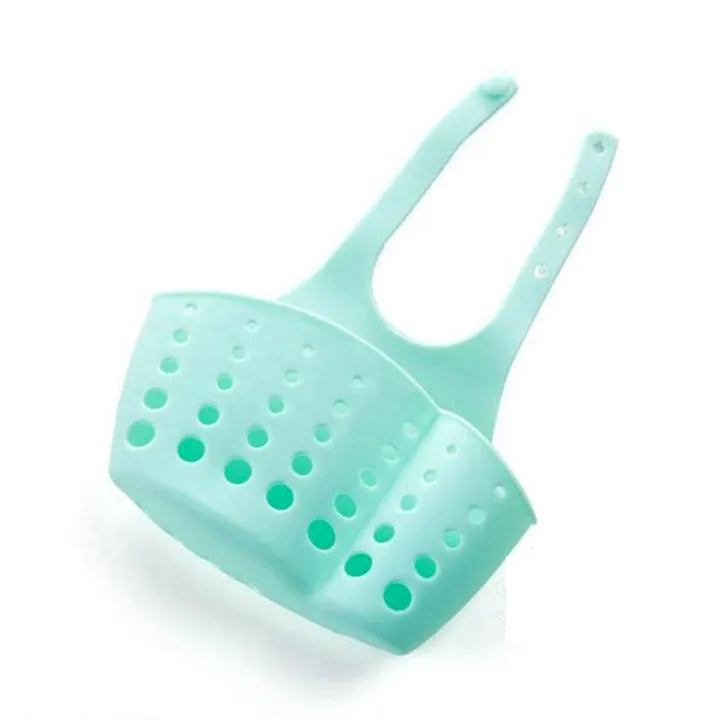 Kitchen Sink Drain Basket Holder – Hanging Sponge & Soap Storage Organizer Rack