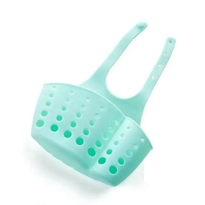 Kitchen Sink Drain Basket Holder – Hanging Sponge & Soap Storage Organizer Rack