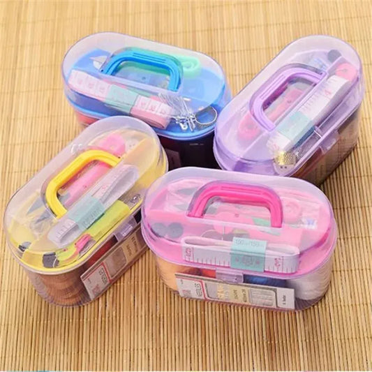 Mini Sewing Kit Box – Needle Thread & Scissor Repair Set