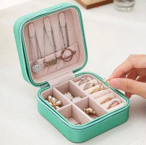 Portable Jewellery Organizer Box – Rings, Earrings & Hair Accessories
