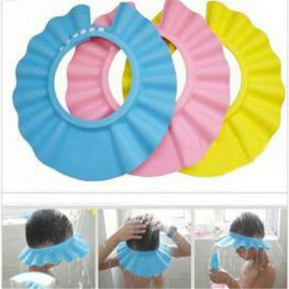 Baby Shampoo Shower Cap – Adjustable Waterproof Bath Cap for Kids