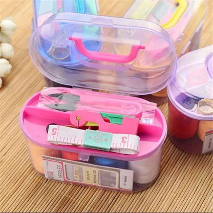 Mini Sewing Kit Box – Needle Thread & Scissor Repair Set
